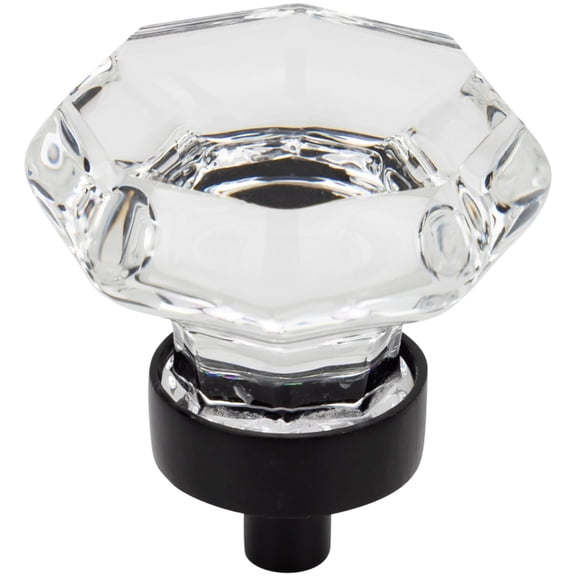 Designperfect Dpa-G23k Classic Vintage 1-5/16" Faceted Gem Cut Glass Vintage Cabinet Knob