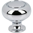 thumbnail image 1 of Designperfect Dpa-R31k Classic 1-1/4" Round Button Cabinet Knob / Drawer Knob - Chrome, 1 of 7