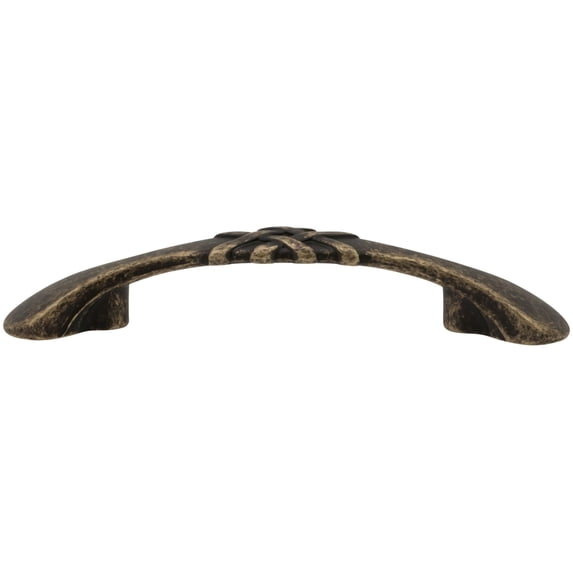 Designperfect DPA10L662WB Traditional Pack Of (10) 3" Center To Center Arch Bow Cabinet