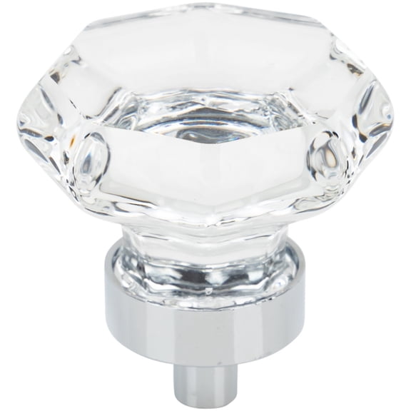 Designperfect Dpa25g23k-25Pack Vintage Classic Pack Of (25) 1-5/16" Faceted Glass