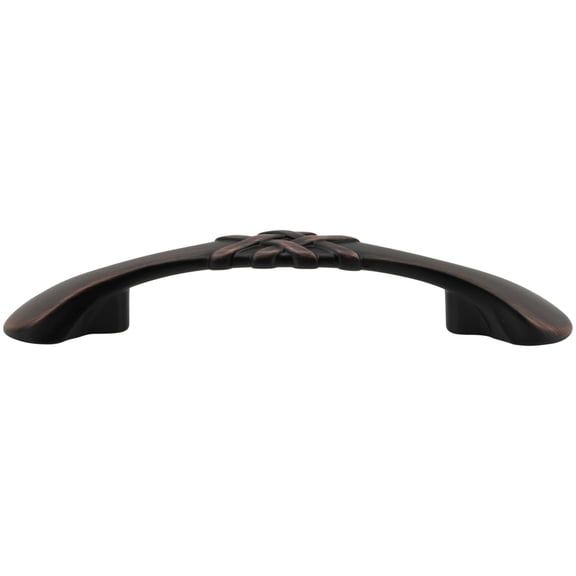 Designperfect DPA25L662ORB Rustic Pack Of (25) 3" Center To Center Basket Weave Arch Bow