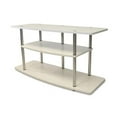 thumbnail image 1 of Designs-2-Go Wide 3-Tier TV Stand - White, 1 of 1