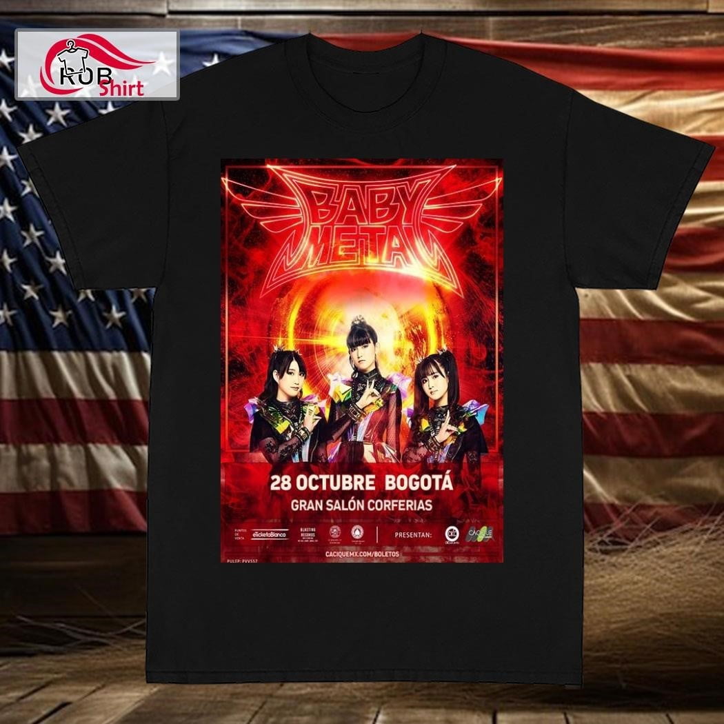 Designs Babymetal Perform At Corferias Bogota Colombia In October 28th 2024 Shirt
