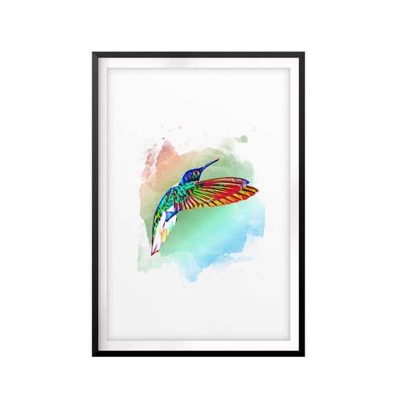 Designs ByLITA Abstract Bird 8 x 10 UNFRAMED Print Animal Wall Art
