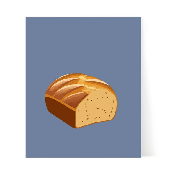 Designs ByLITA Bread, 11 x 14 Wall Print (Unframed) | Kitchen Decor