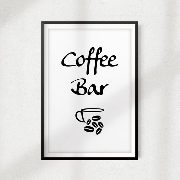 Designs ByLITA Coffee Bar 8" x 10" UNFRAMED Print Home Décor, Coffee Wall Art