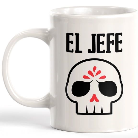 Designs ByLITA El Jefe 11oz Coffee Mug - Funny Novelty Souvenir