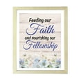 thumbnail image 1 of Designs ByLITA Feeding Our Faith And Nourishing Our Fellowship, 11 x 14 Wooden Framed Wall Art Print | Religious Church & Home Decor, 1 of 7