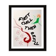 thumbnail image 1 of Designs ByLITA First Chill Then Refill, 8 x 10 Wall Print Inspirational (Unframed) | Retro Kitchen Decoration, 1 of 5