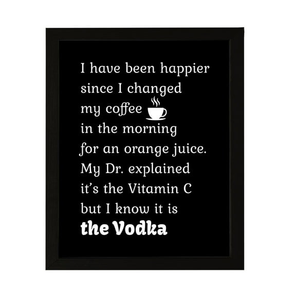 Designs ByLITA Funny Drinking Story, 5 x 7 Wall Print Inspirational (Unframed) | Sarcastic Home Decor