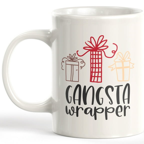 Designs ByLITA Gangsta Wrapper 11oz Plastic Coffee Mug