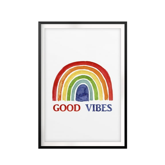 Designs ByLITA Good Vibes 11 x 14" UNFRAMED Print Home Decor Wall Art