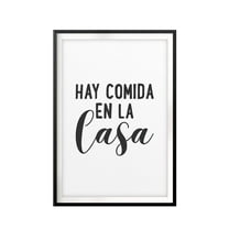 Designs ByLITA Hay Comida En La Casa 11 x 14" UNFRAMED Print Home Decor Wall Art