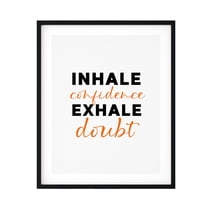 Dunelm - Be Fearless Be You Positive Affirmation Canvas