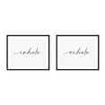 thumbnail image 1 of Designs ByLITA Inhale Exhale 8 x 10" Wall Art UNFRAMED Print (2 Pack), 1 of 3