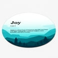 thumbnail image 1 of Designs ByLITA Joy Circle (Blue Background) | Inspirational Mouse Pad (8 x 8"), 1 of 8