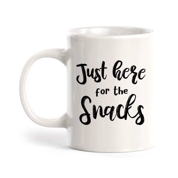 Designs ByLITA Just Here For The Snacks 11oz Coffee Mug