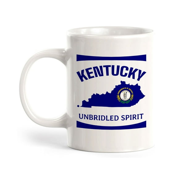 Designs ByLITA Kentucky: Unbridled Spirit 11oz Plastic Coffee Mug | State Pride Collection