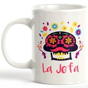 Designs ByLITA La Jefa 11oz Coffee Mug - Funny Novelty Souvenir