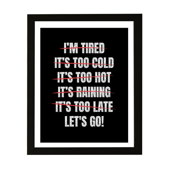 Designs ByLITA Let's Go!, 11 x 14 Wall Print (Unframed)