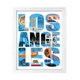 thumbnail image 1 of Designs ByLITA Los Angeles, California, 8 x 10 White Wall Print (Framed) | American Cities Stylish Home Decoration, 1 of 6