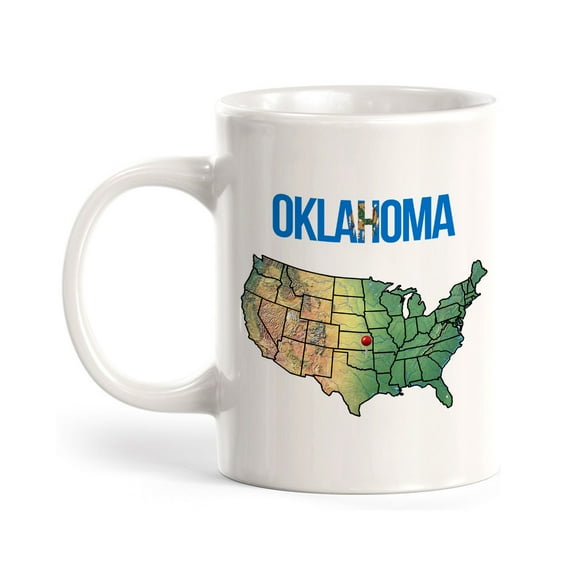 Designs ByLITA Oklahoma: Native America 11oz Ceramic Coffee Mug Elegance