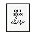 thumbnail image 1 of Designs ByLITA Oui Mon Cheri 11 x 14 UNFRAMED Print Cute Typography Wall Art, 1 of 3