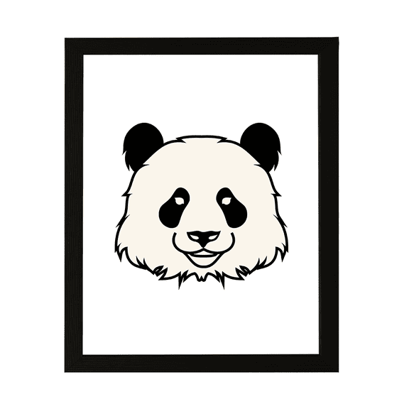Designs ByLITA Panda, 5 x 7 Wall Print (Unframed) | Family Presents | Bedroom | Stylish Kindergarten Decor