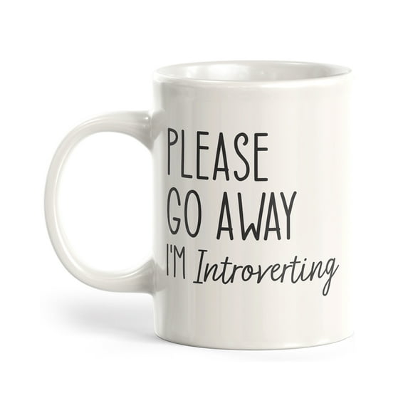 Designs ByLITA Please Go Away I'm Introverting 15oz Coffee Mug