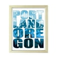 thumbnail image 1 of Designs ByLITA Portland, Oregon Inspirational, 5 x 7 Wooden Wall Print (Framed) | American Cities Stylish Home Decoration, 1 of 6