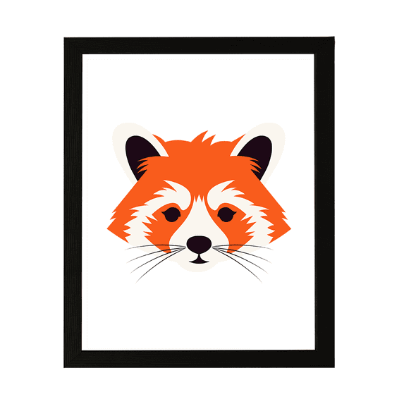 Designs ByLITA Red Panda, 8 x 10 Wall Print Animals (Unframed) | Family Presents | Bedroom | Stylish Kindergarten Decor