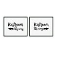thumbnail image 1 of Designs ByLITA Restrooms 5 x 7" Wall Art UNFRAMED Print (2 Pack), 1 of 3