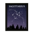 thumbnail image 1 of Designs ByLITA Sagittarius Zodiac Sign Night Sky, 8 x 10 Black Wall Print (Framed) | Home and Office Decor | Astrology Star Sign Bedroom Decoration | Perfect Gift, 1 of 4