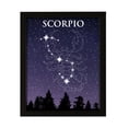 thumbnail image 1 of Designs ByLITA Scorpio Zodiac Sign Night Sky, 8 x 10 Wall Print Inspirational (Unframed) | Home and Office Decor | Astrology Star Sign Bedroom Decoration | Perfect Gift, 1 of 4