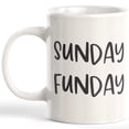 thumbnail image 1 of Designs ByLITA Sunday Funday 11oz Coffee Mug, 1 of 2
