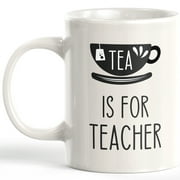 Designs ByLITA Tea Is For Teacher 11oz Plastic Coffee Mug