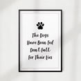 thumbnail image 1 of Designs ByLITA The Dogs Have Been Fed Don't Fall For Their Lies 8x10" Print Décor, Pet Wall Art, 1 of 1