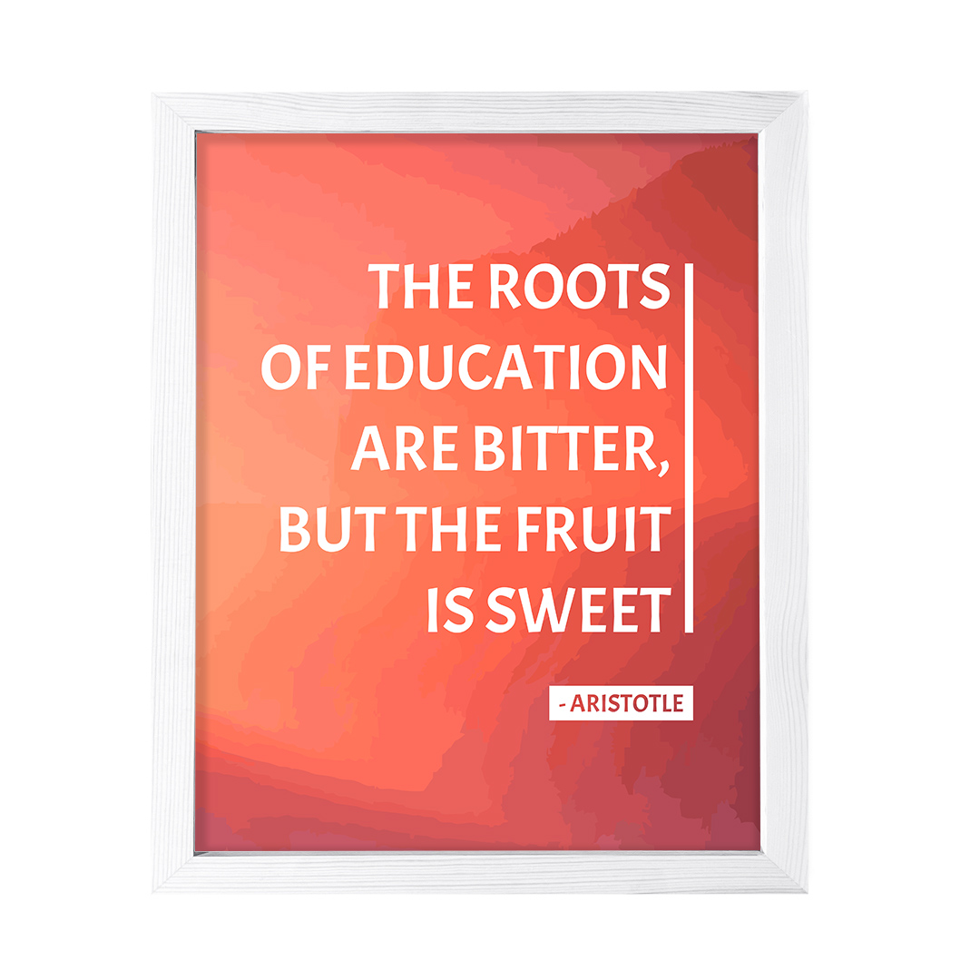 Designs ByLITA The roots of education are bitter, but the fruit is