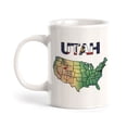 thumbnail image 1 of Designs ByLITA Utah: Life Elevated 11oz Ceramic Coffee Mug | State Pride Collection, 1 of 4
