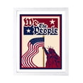thumbnail image 1 of Designs ByLITA We The People, 8 x 10 White Wall Print (Framed) | USA Patriotic Decoration, 1 of 6