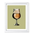 thumbnail image 1 of Designs ByLITA Wine Glass, 5 x 7 White Wall Print (Framed) | Home Decor, 1 of 7