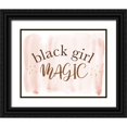 thumbnail image 1 of Designs, CAD 14x12 Black Ornate Wood Framed with Double Matting Museum Art Print Titled - Black Girl Magic, 1 of 4