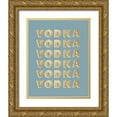 thumbnail image 1 of Designs, CAD 20x24 Gold Ornate Wood Framed with Double Matting Museum Art Print Titled - Vodka, 1 of 4