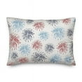 thumbnail image 1 of Creative Products Fireworks Pattern on White 14x20 Spun Poly Pillow, 1 of 1