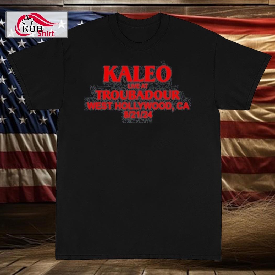 Designs Kaleo August 21 2024 Live At Troubadour West Hollywood Ca Event