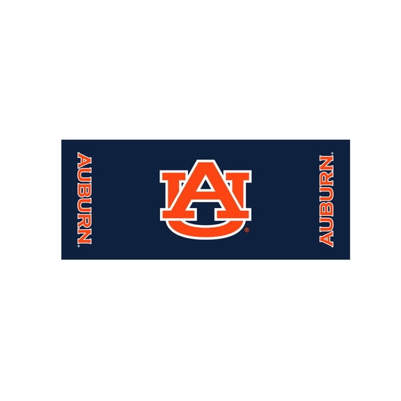 Kwik-Covers 2-Pack Collegiate 8’ Fitted Rectangular Plastic Cover for Table (96” x 30”) – Auburn University (navy)