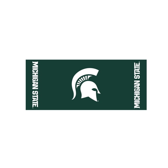 Kwik-Covers 2-Pack Collegiate 8’ Fitted Rectangular Plastic Cover for Table (96” x 30”) – Michigan State University (green)