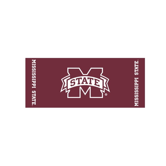 Kwik-Covers 2-Pack Collegiate 8’ Fitted Rectangular Plastic Cover for Table (96” x 30”) – Mississippi State University (maroon)