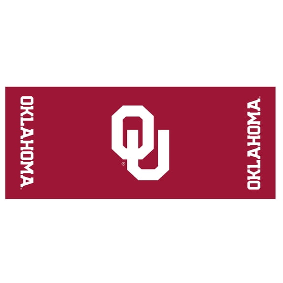 Kwik-Covers 2-Pack Collegiate 8’ Fitted Rectangular Plastic Cover for Table (96” x 30”) – Oklahoma, University of (red)