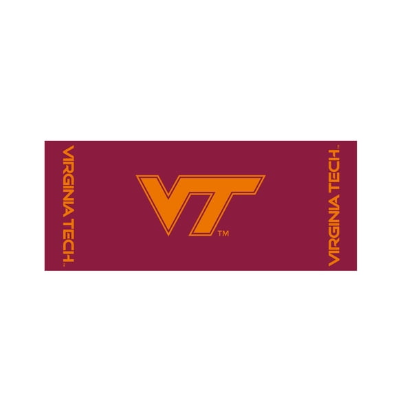 Kwik-Covers 2-Pack Collegiate 8’ Fitted Rectangular Plastic Cover for Table (96” x 30”) – Virginia Polytechnic Inst. (maroon)